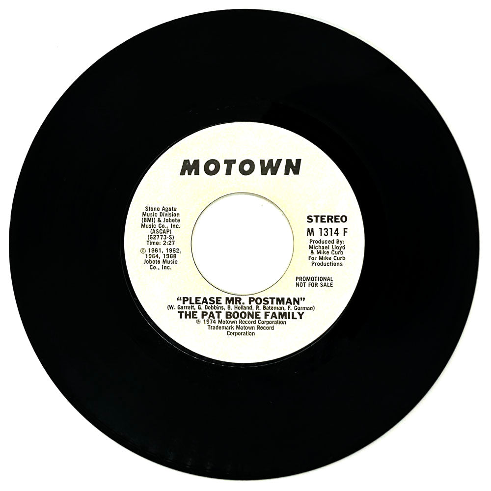 Pat Boone Family, The : PLEASE MR. POSTMAN/ PLEASE MR. POSTMAN