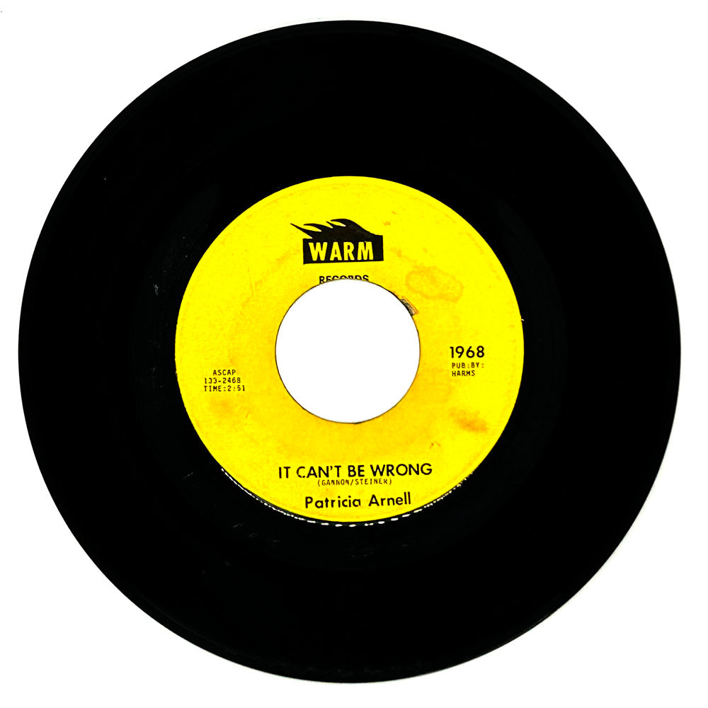 Patricia Arnell : IT CAN'T BE WRONG/ LOST