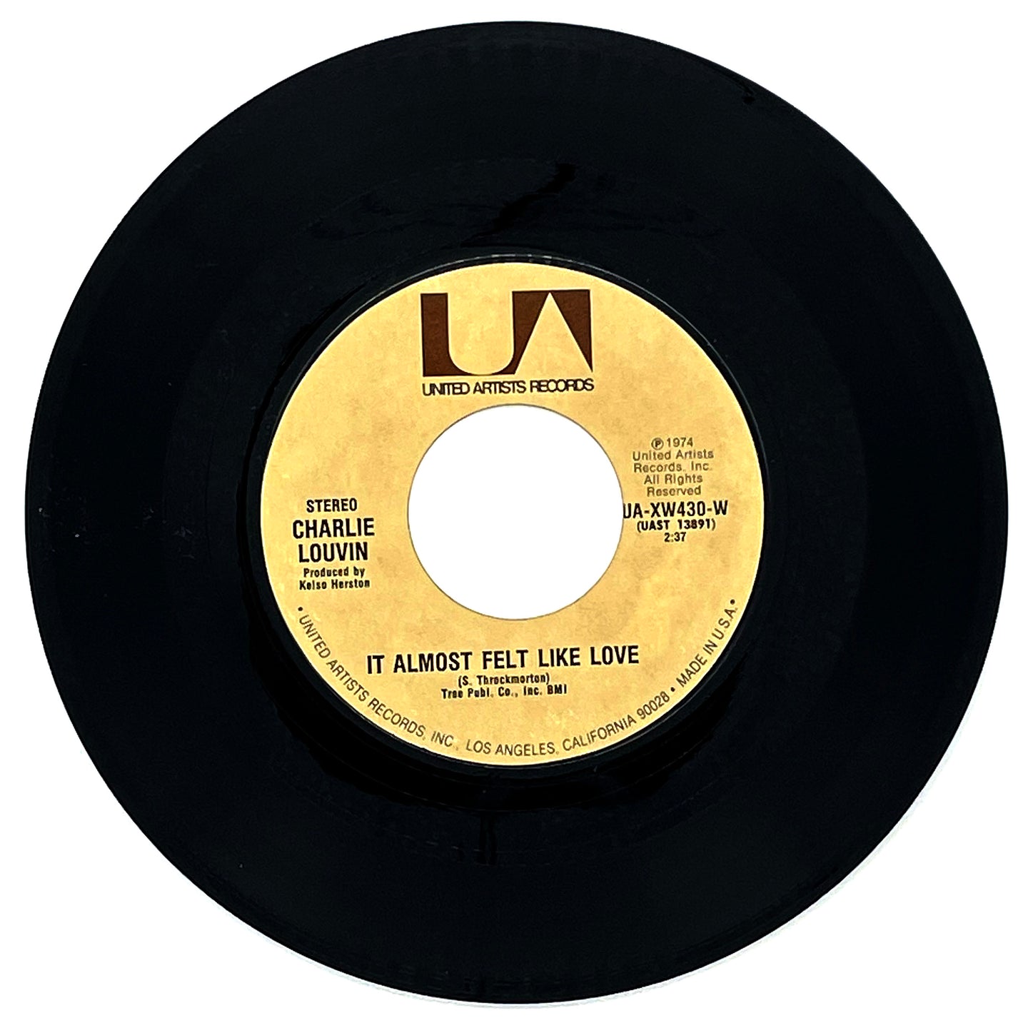 Charlie Louvin : IT ALMOST FELT LIKE LOVE/ IT ALMOST FELT LIKE LOVE