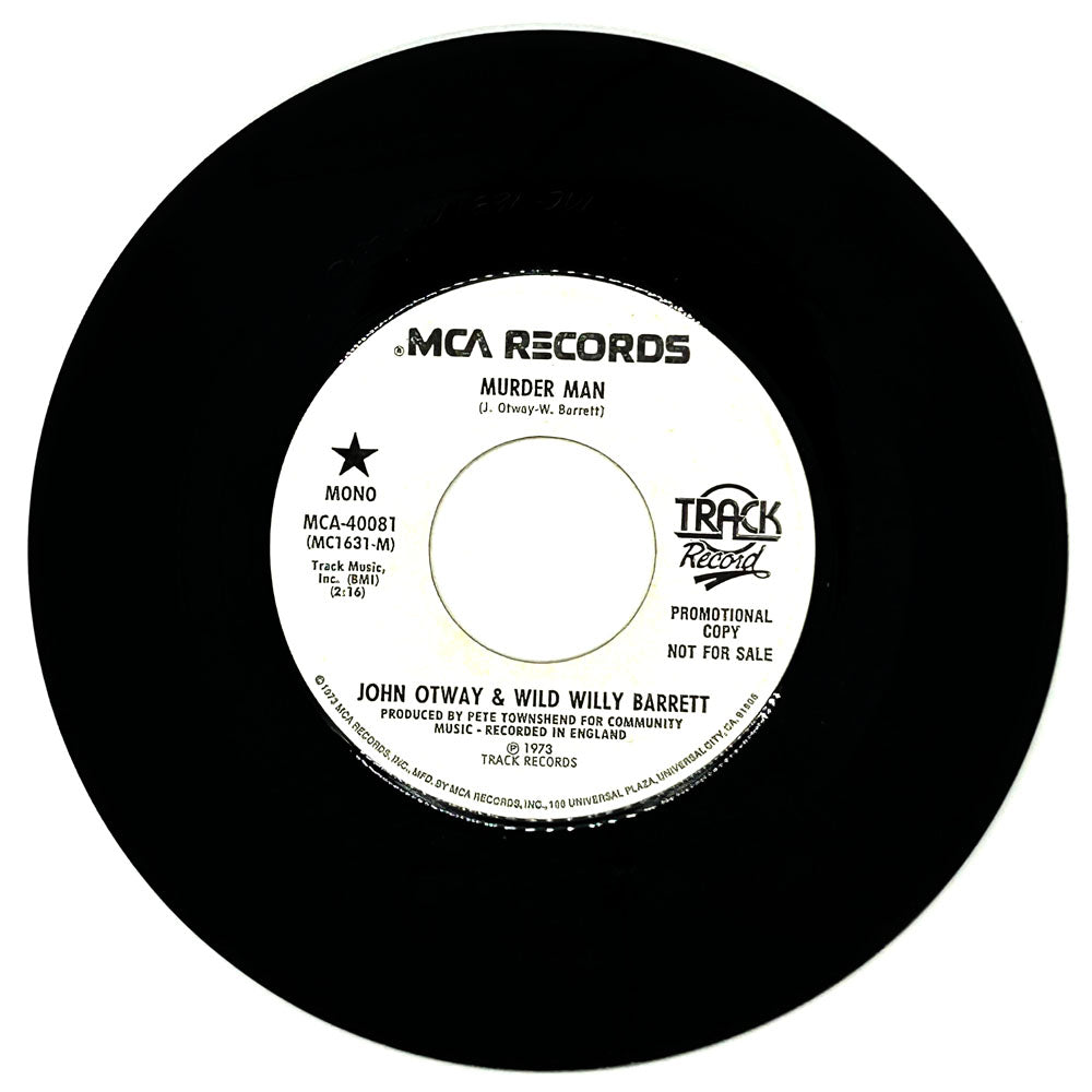 John Otway & Wild Willy Barrett : MURDER MAN/ IF I DO