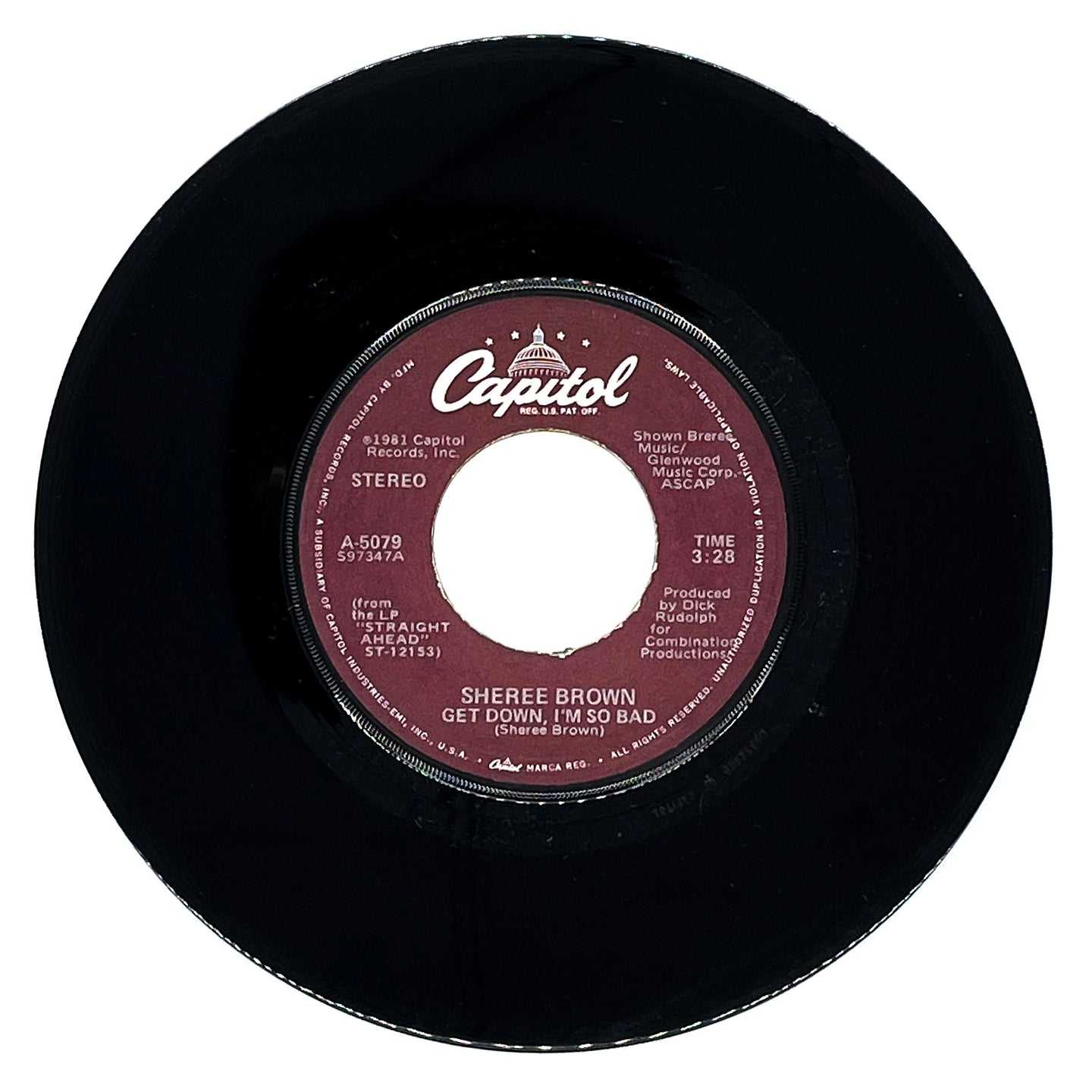 Sheree Brown : GET DOWN, I'M SO BAD/ I WANNA BE BY YOUR SIDE