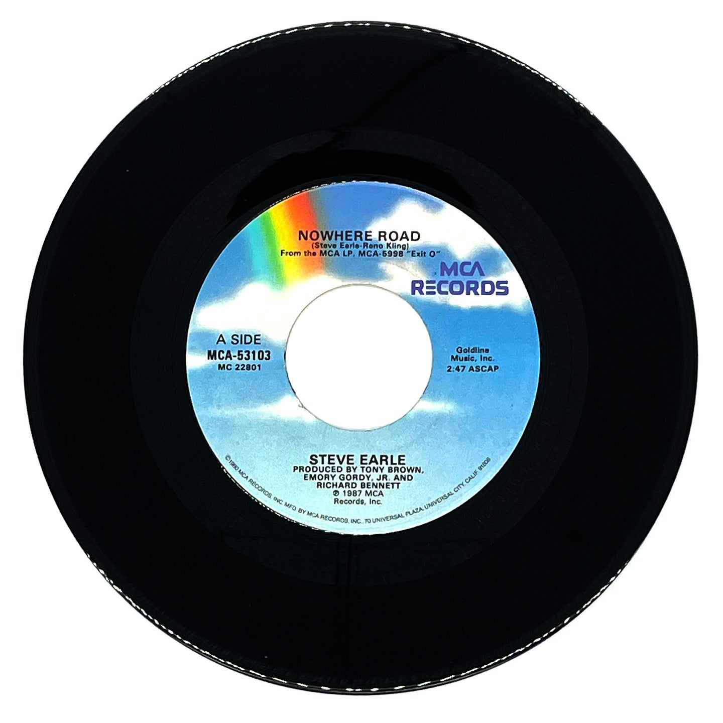Steve Earle : NOWHERE ROAD/ I AIN'T EVER SATISFIED