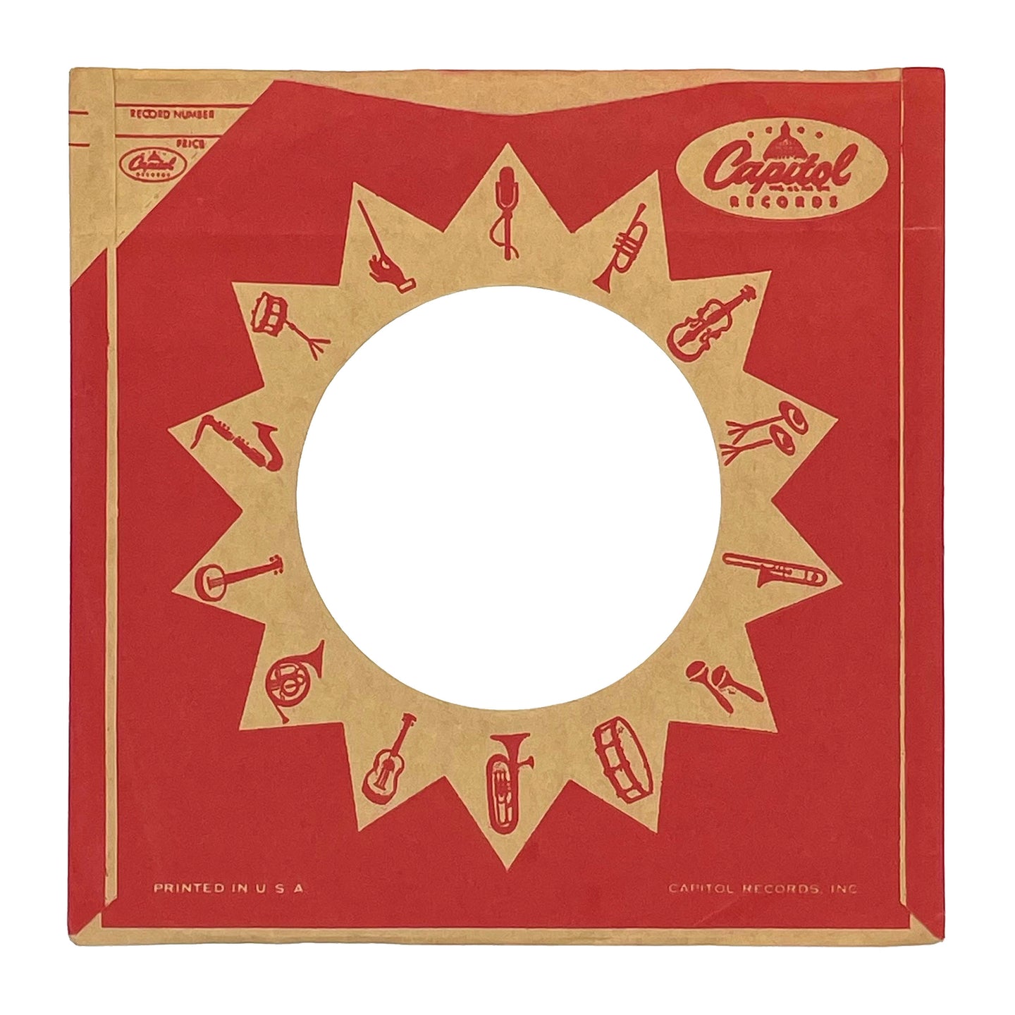 Capitol Records Sleeve