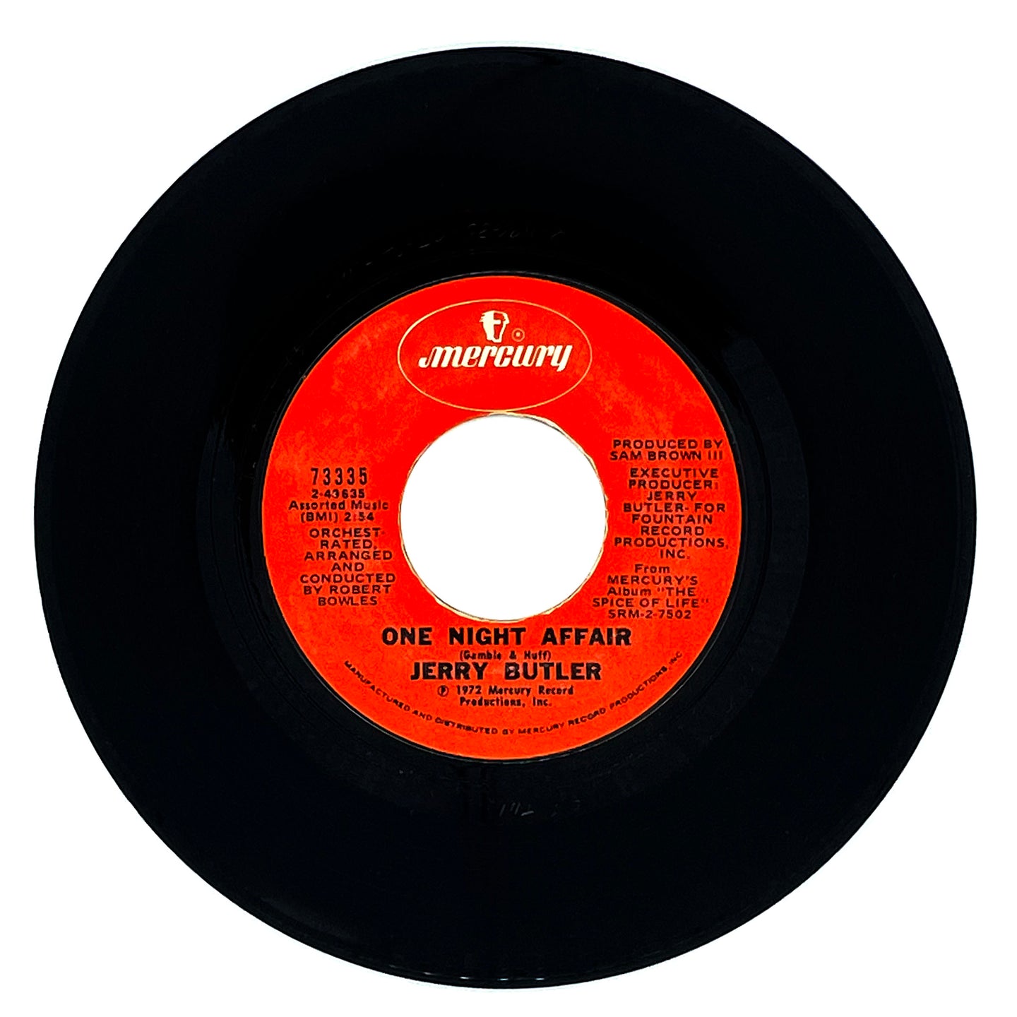 Jerry Butler : ONE NIGHT AFFAIR/ LIFE'S UNFORTUNATE SONS