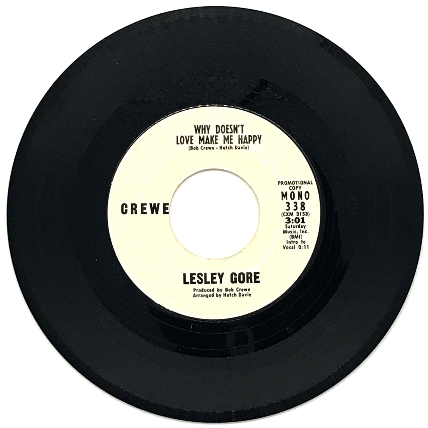 Lesley Gore : WHY DOESN'T LOVE MAKE ME HAPPY/ WHY DOESN'T LOVE MAKE ME HAPPY