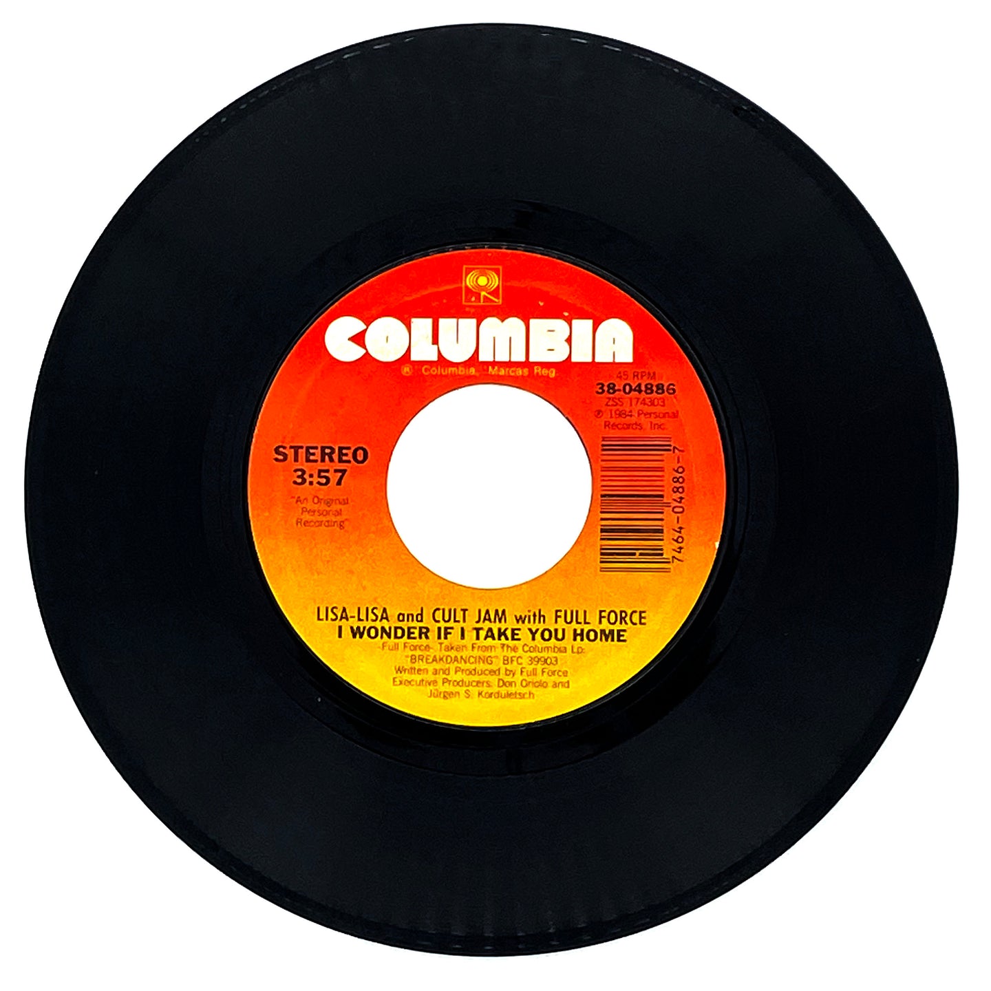Lisa Lisa And Cult Jam with Full Force : I WONDER IF I TAKE YOU HOME/ I WONDER IF I TAKE YOU HOME TONIGHT (CULT JAM DUB)