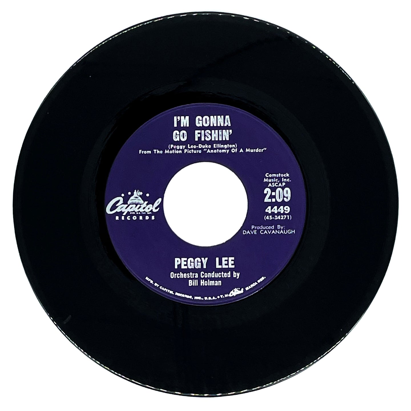 Peggy Lee : I'M GONNA GO FISHIN'/ MY GENTLE YOUNG JOHNNY