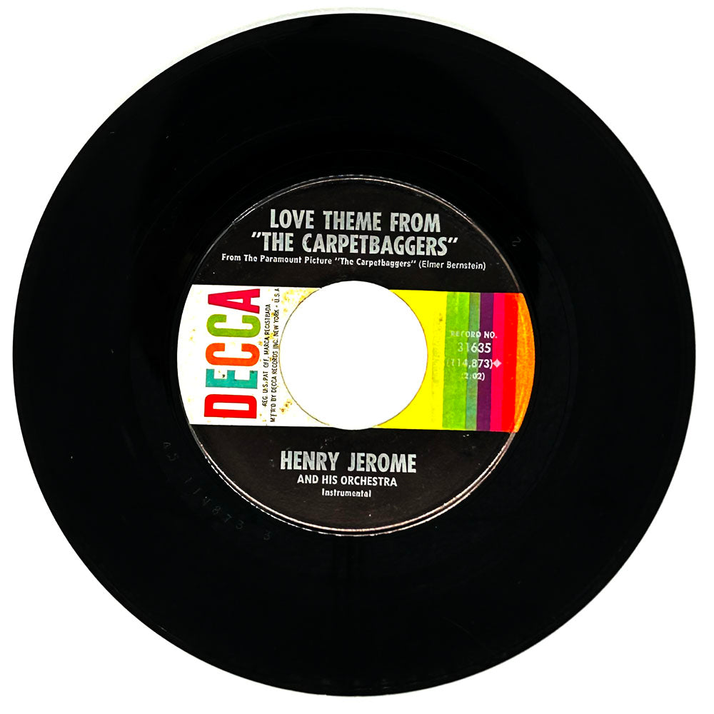 Henry Jerome And His Orchestra : LOVE THEME FROM THE CARPETBAGGERS/ THE SEVENTH DAWN
