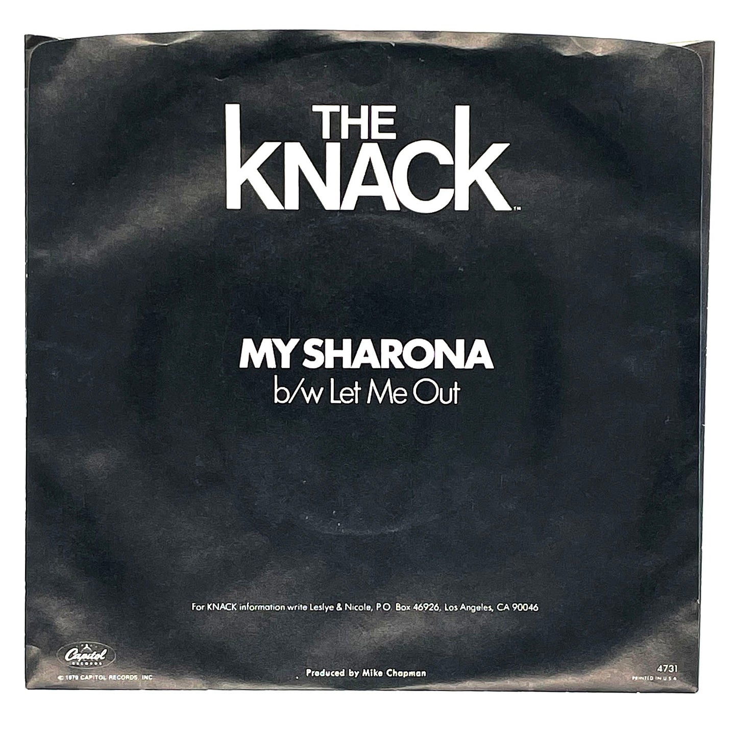 Knack, The : MY SHARONA/ LET ME OUT