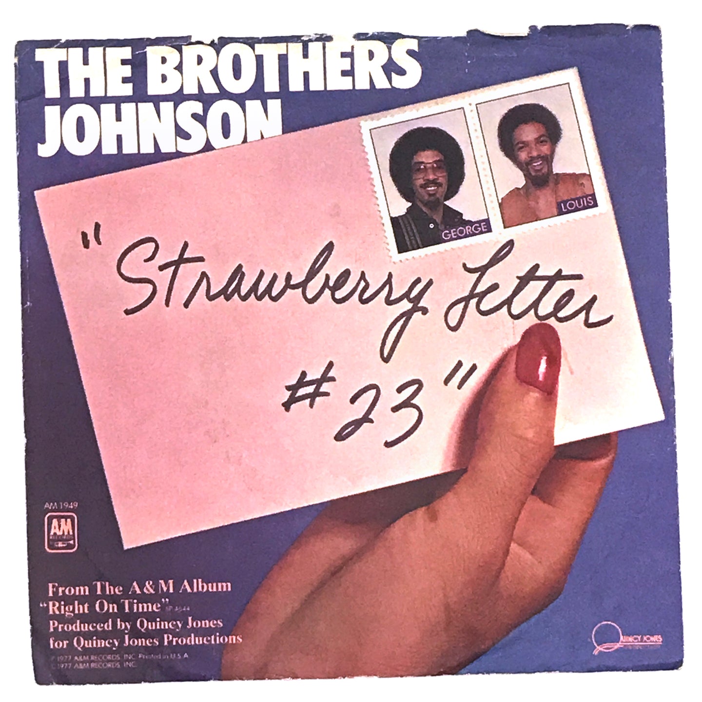Brothers Johnson, The : STRAWBERRY LETTER #23/ DANCIN' AND PRANCIN'