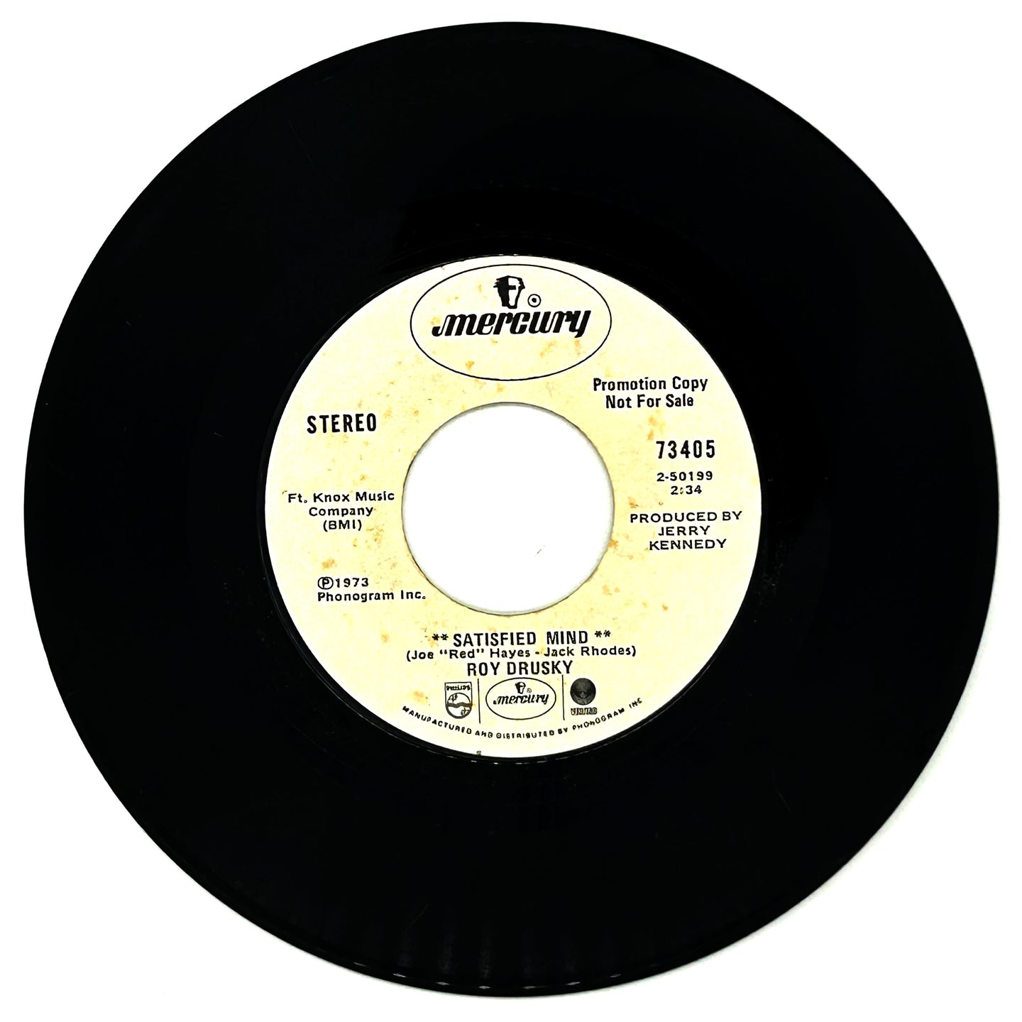 Roy Drusky : SATISFIED MIND/ I'LL TAKE CARE OF YOU