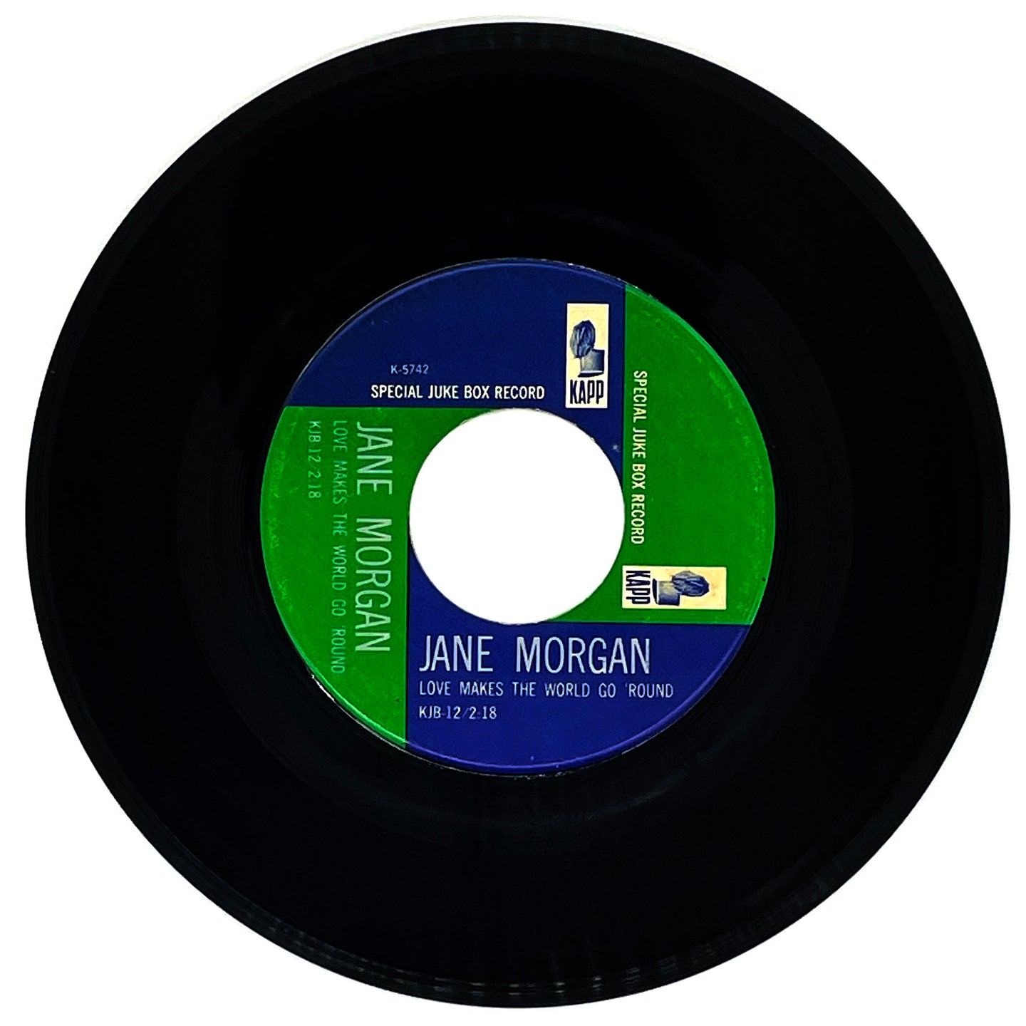 Jane Morgan : LOVE MAKES THE WORLD GO 'ROUND/ FLY ME TO THE MOON