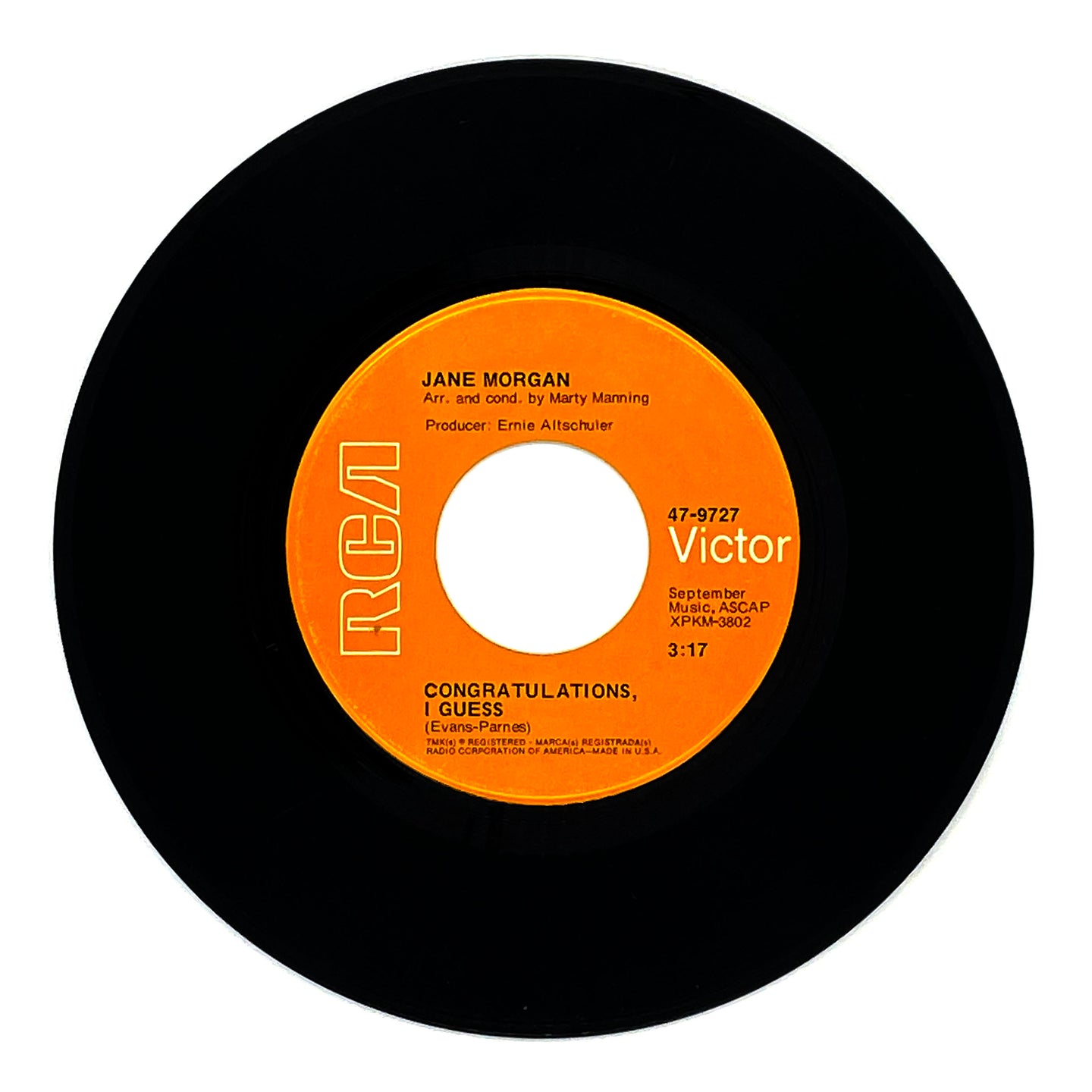 Jane Morgan : CONGRATULATIONS, I GUESS/ ALL OF MY LAUGHTER