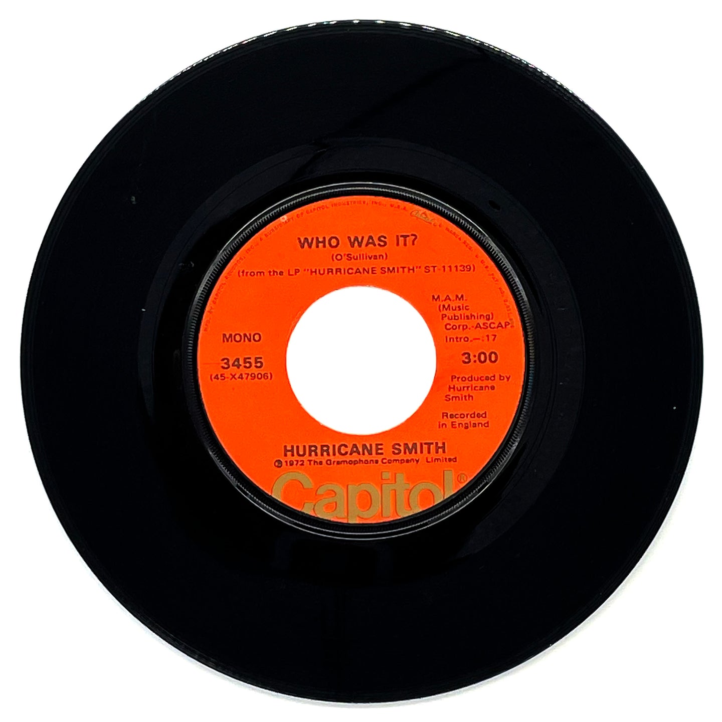 Hurricane Smith : WHO WAS IT?/ TAKE SUKI HOME