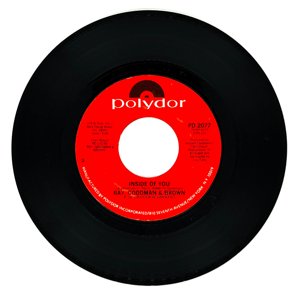Ray, Goodman & Brown : INSIDE OF YOU/ TREAT HER RIGHT