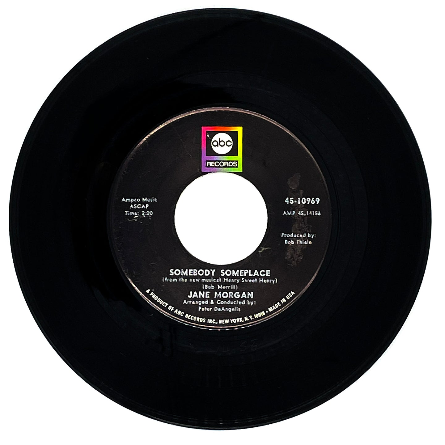 Jane Morgan : SOMEBODY SOMEPLACE/ THIS IS MY WORLD WITHOUT YOU