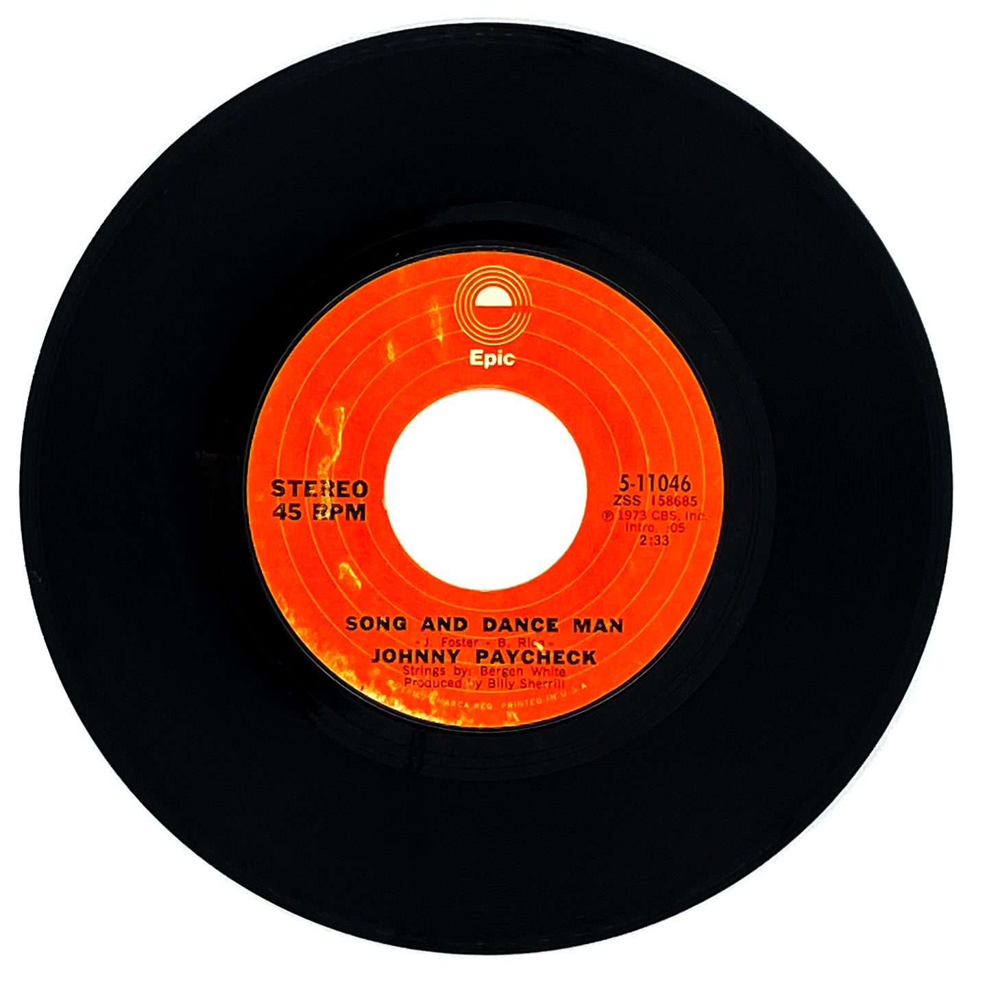 Johnny Paycheck : SONG AND DANCE MAN/ LOVE IS A STRANGE AND WONDERFUL THING