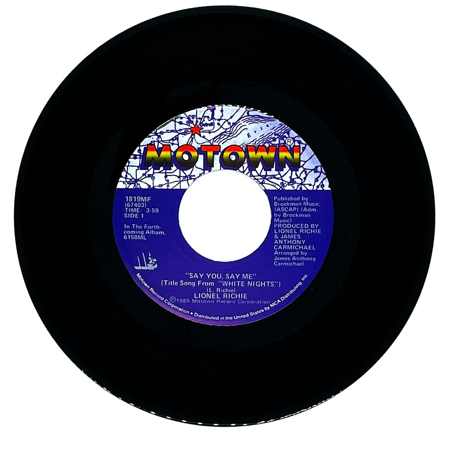 Lionel Richie : SAY YOU, SAY ME/ CAN'T SLOW DOWN