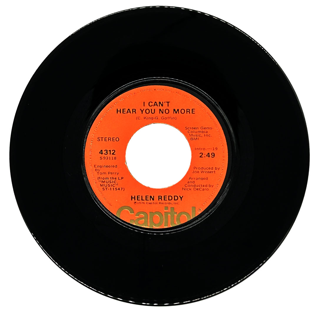 Helen Reddy : I CAN'T HEAR YOU NO MORE/ MUSIC IS MY LIFE