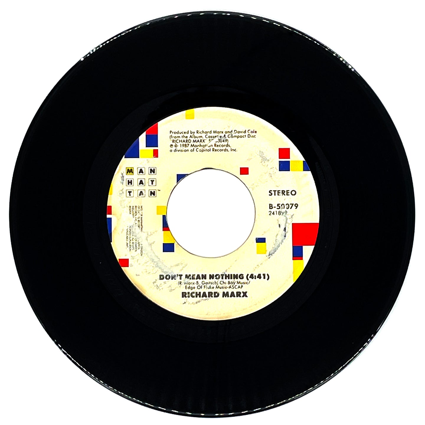 Richard Marx : DON'T MEAN NOTHING/ THE FLAME OF LOVE