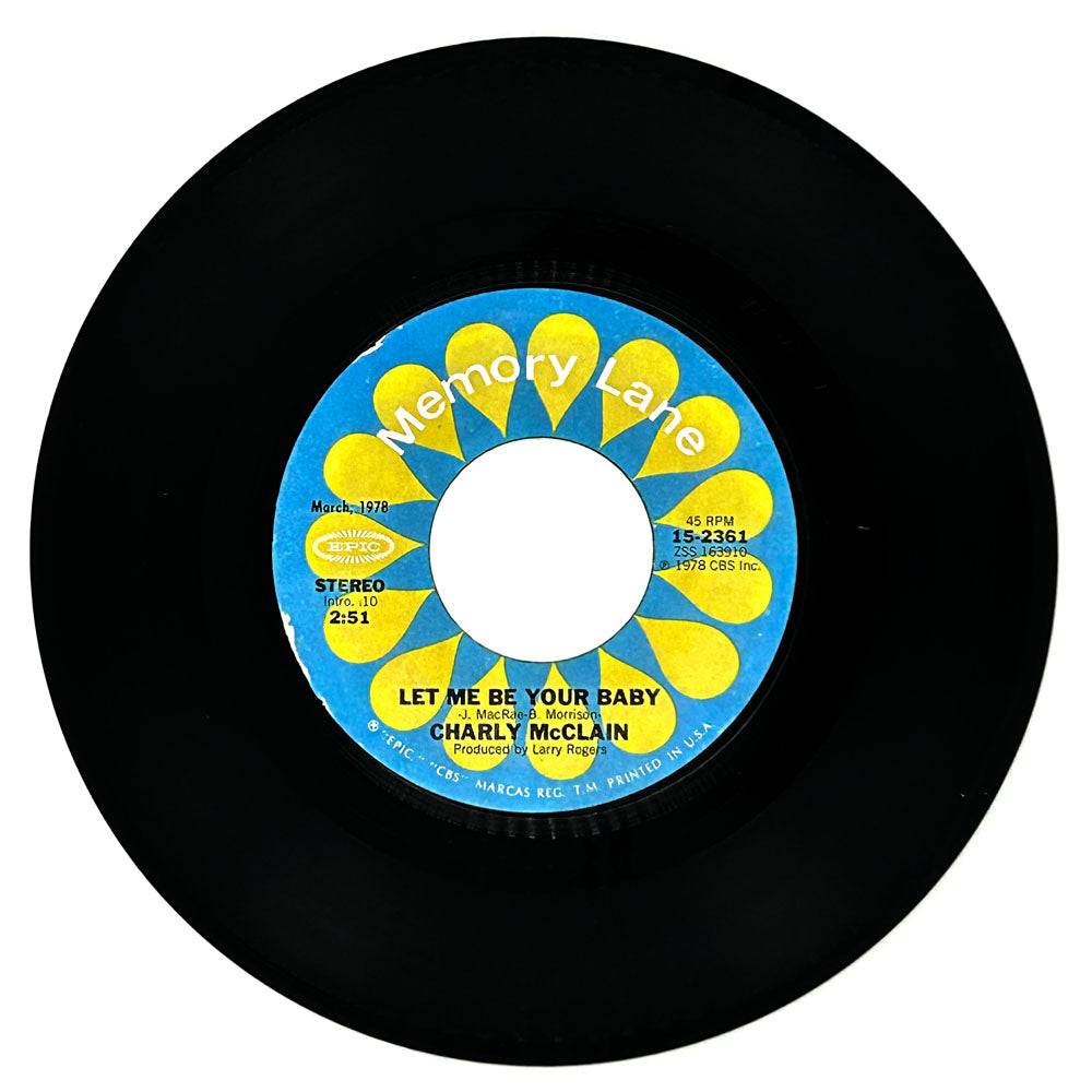 Charly McClain : LET ME BE YOUR BABY/ LAY DOWN