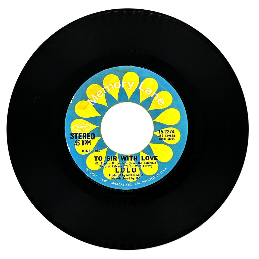 Lulu : TO SIR WITH LOVE/ MORNING DEW