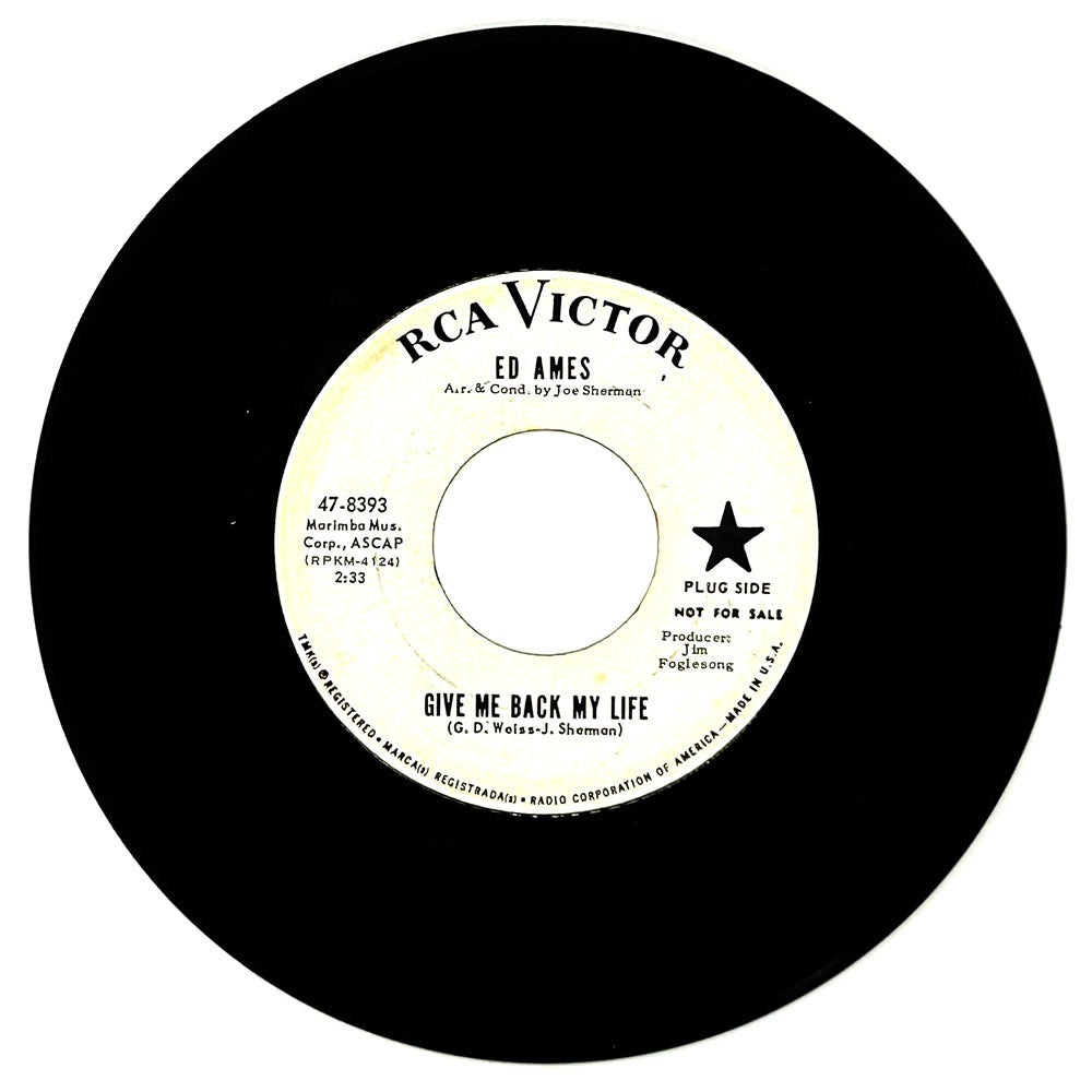 Ed Ames : GIVE ME BACK MY LIFE/ MONICA