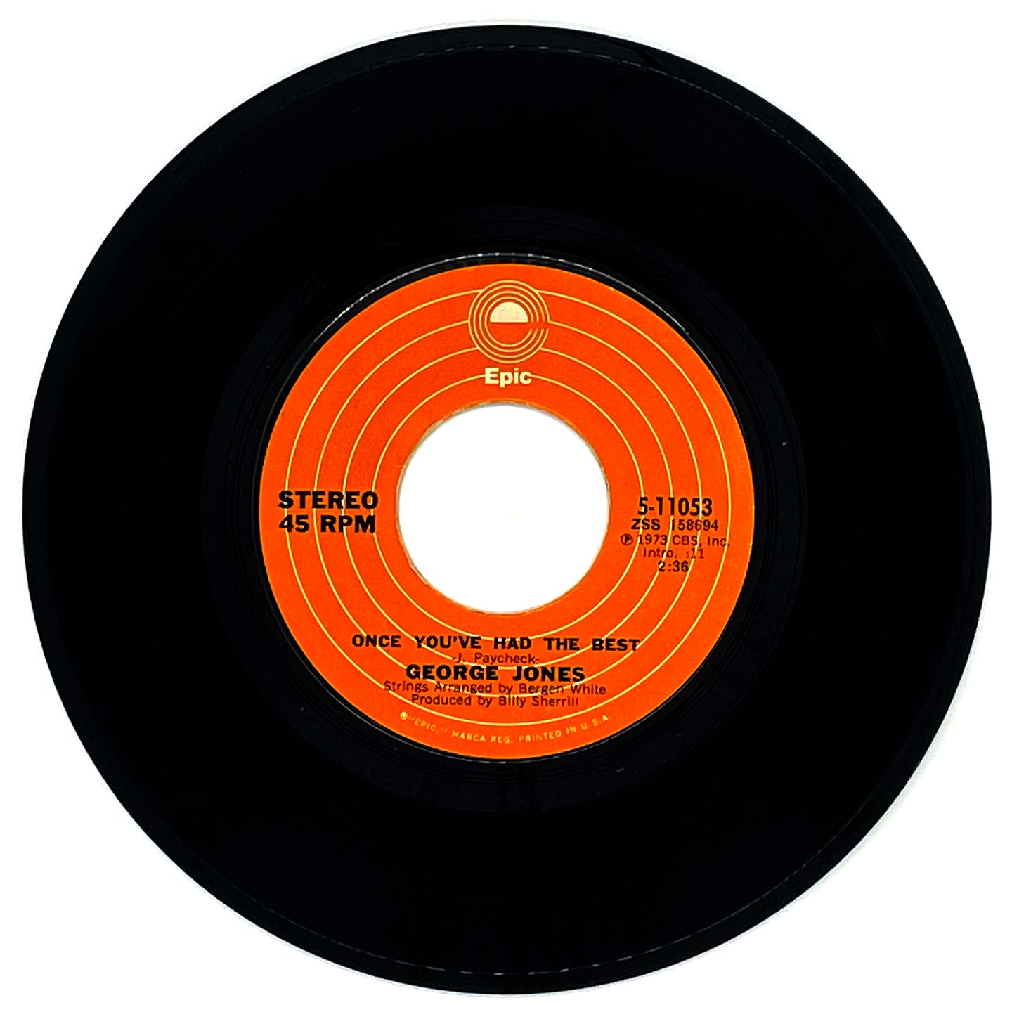 George Jones : ONCE YOU'VE HAD THE BEST/ MARY DON'T GO 'ROUND