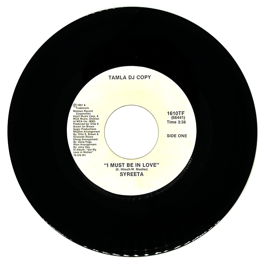 Syreeta : I MUST BE IN LOVE/ I MUST BE IN LOVE
