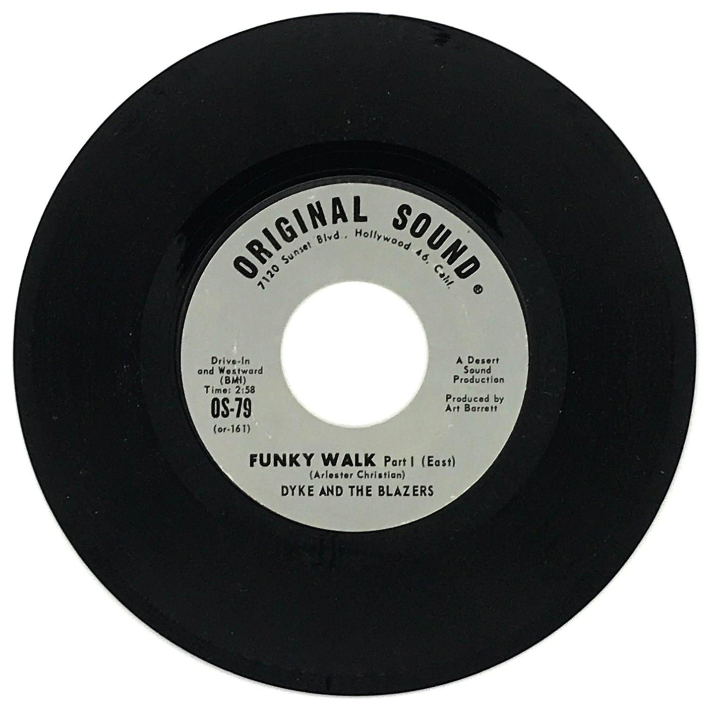 Dyke And The Blazers : FUNKY WALK PART 1 (EAST)/ FUNKY WALK PART 2 (WEST)