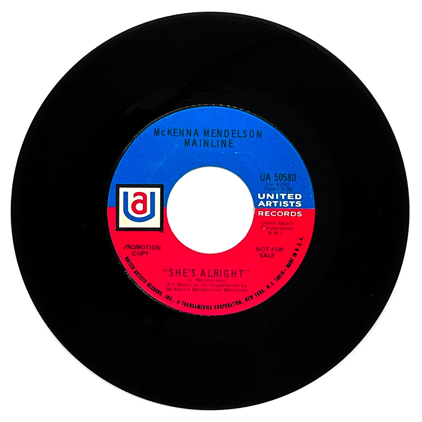 McKenna Mendelson Mainline : SHE'S ALRIGHT/ BETTER WATCH OUT
