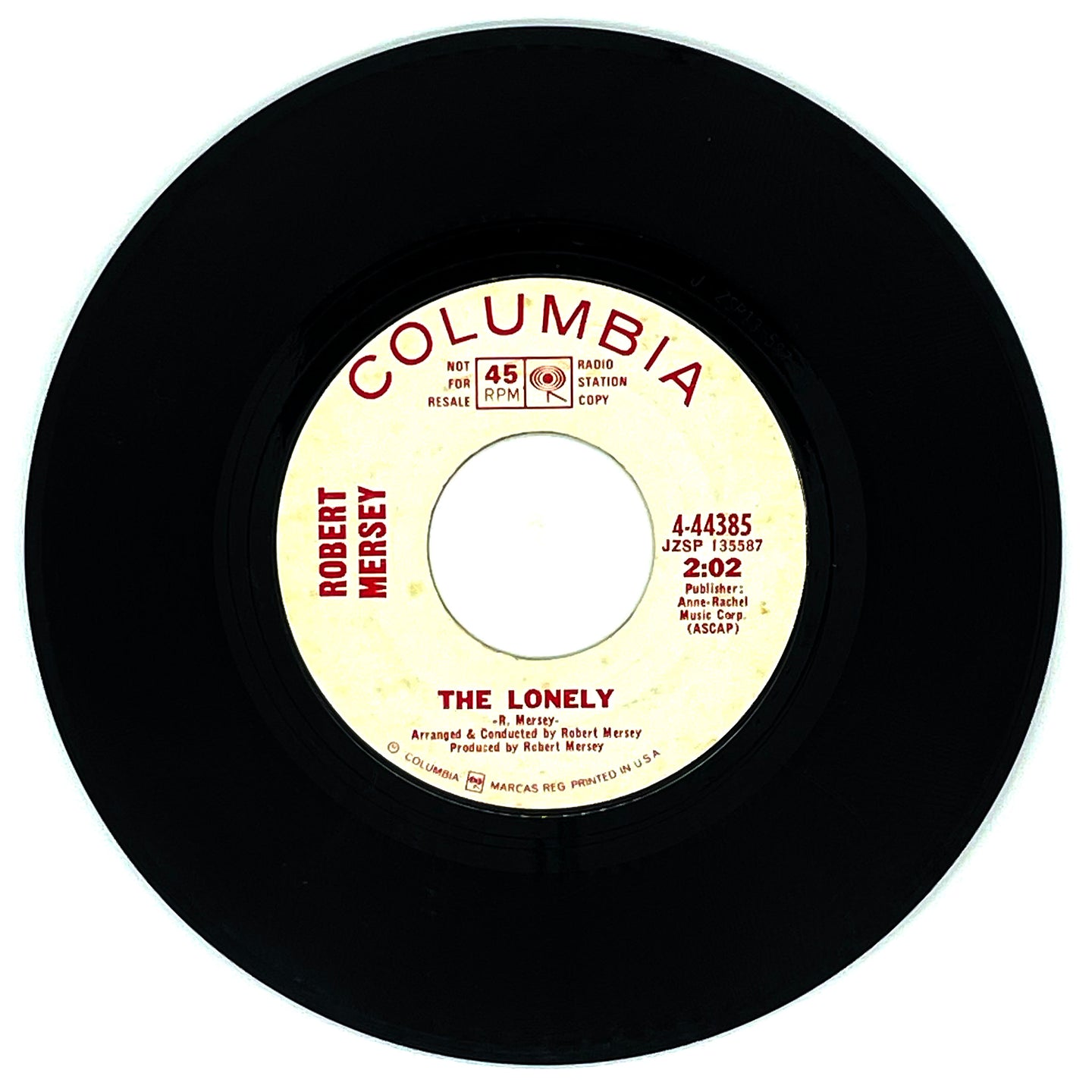 Robert Mersey : THE LONELY/ THE EIGHTH DAY