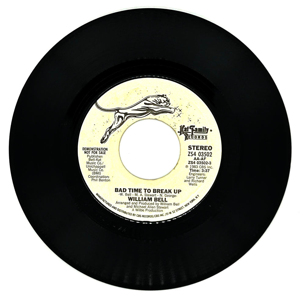 William Bell : BAD TIME TO BREAK UP/ BAD TIME TO BREAK UP