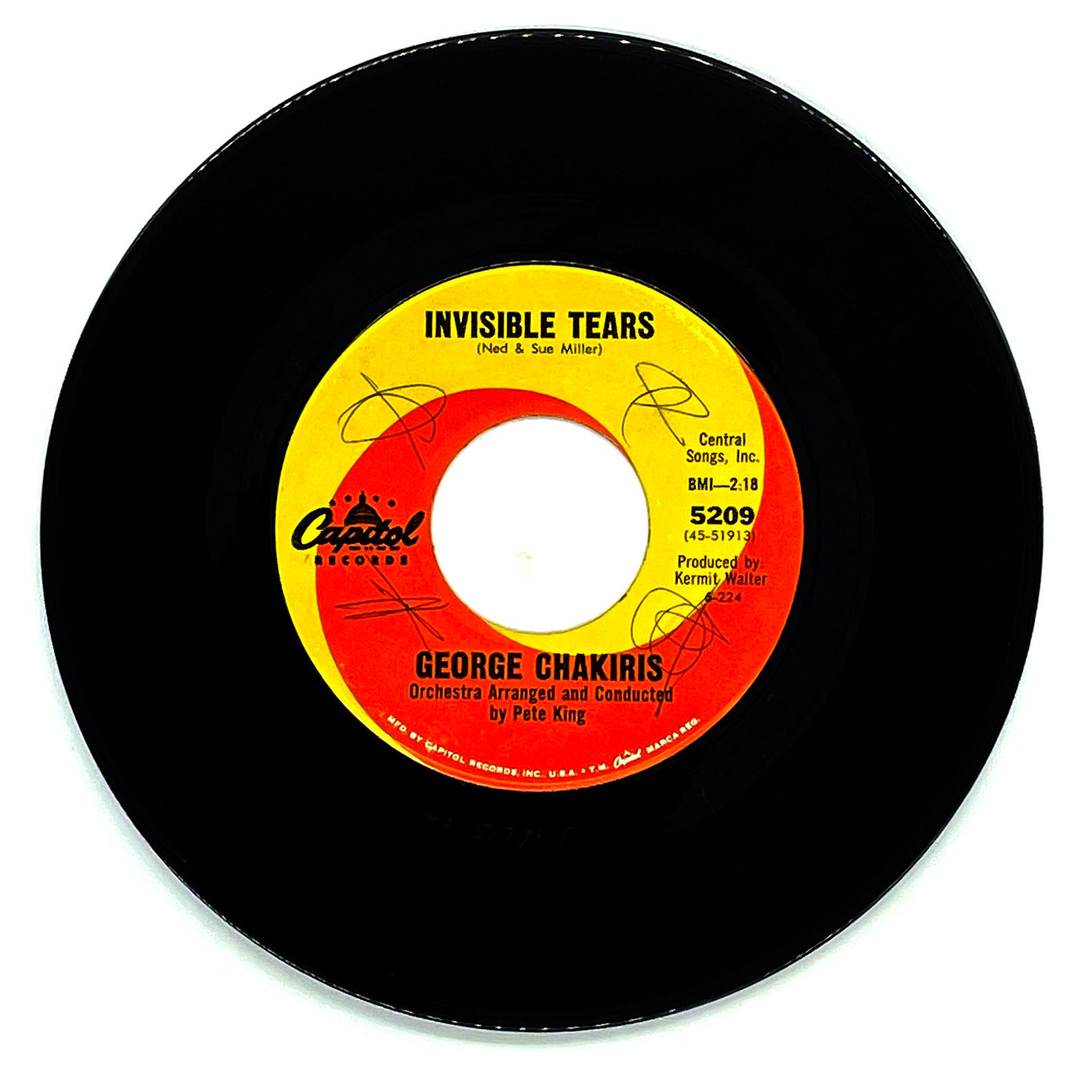 George Chakiris : INVISIBLE TEARS/ NOT FOR ME