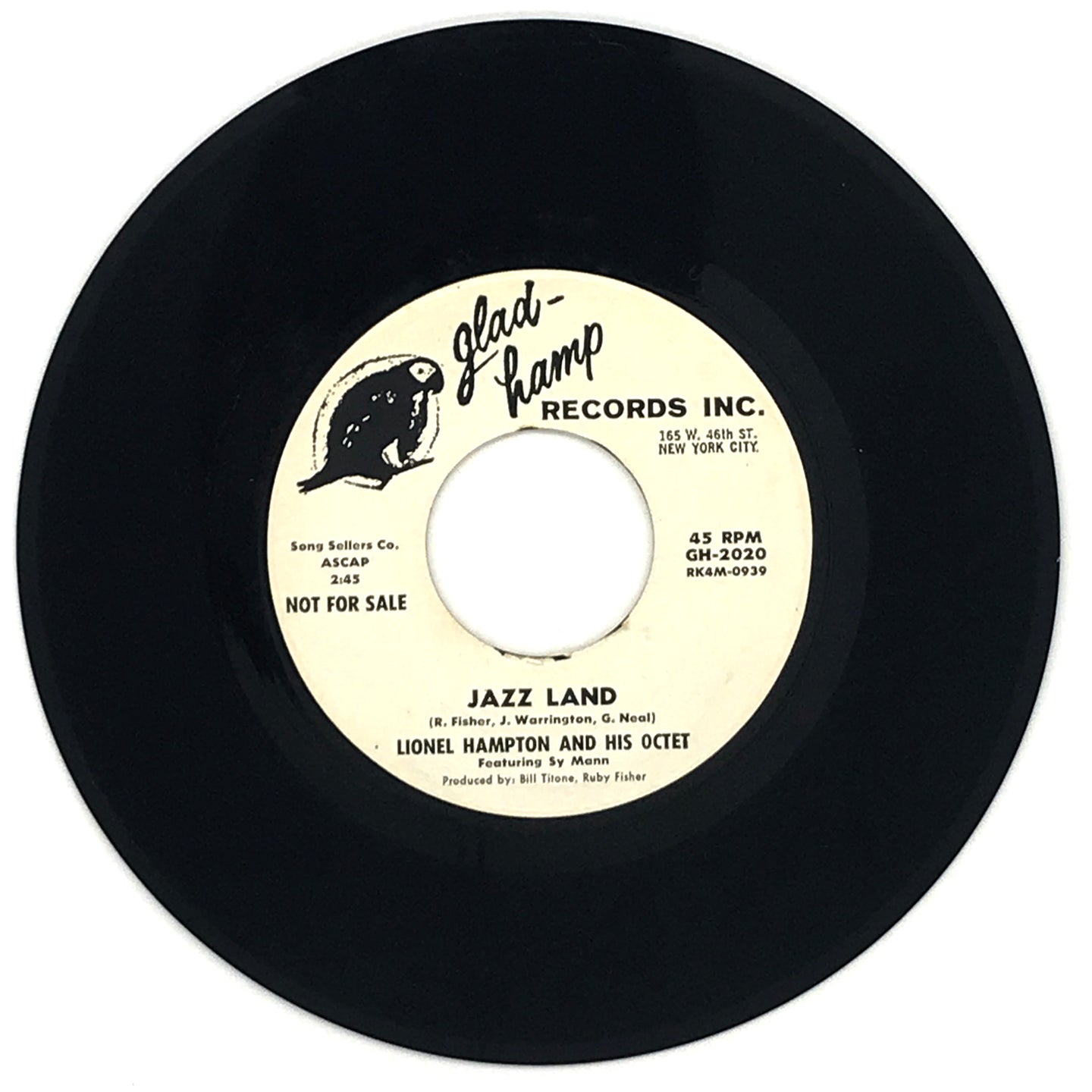 Lionel Hampton + His Octet : JAZZ LAND/ TWILIGHT IN THE CITY