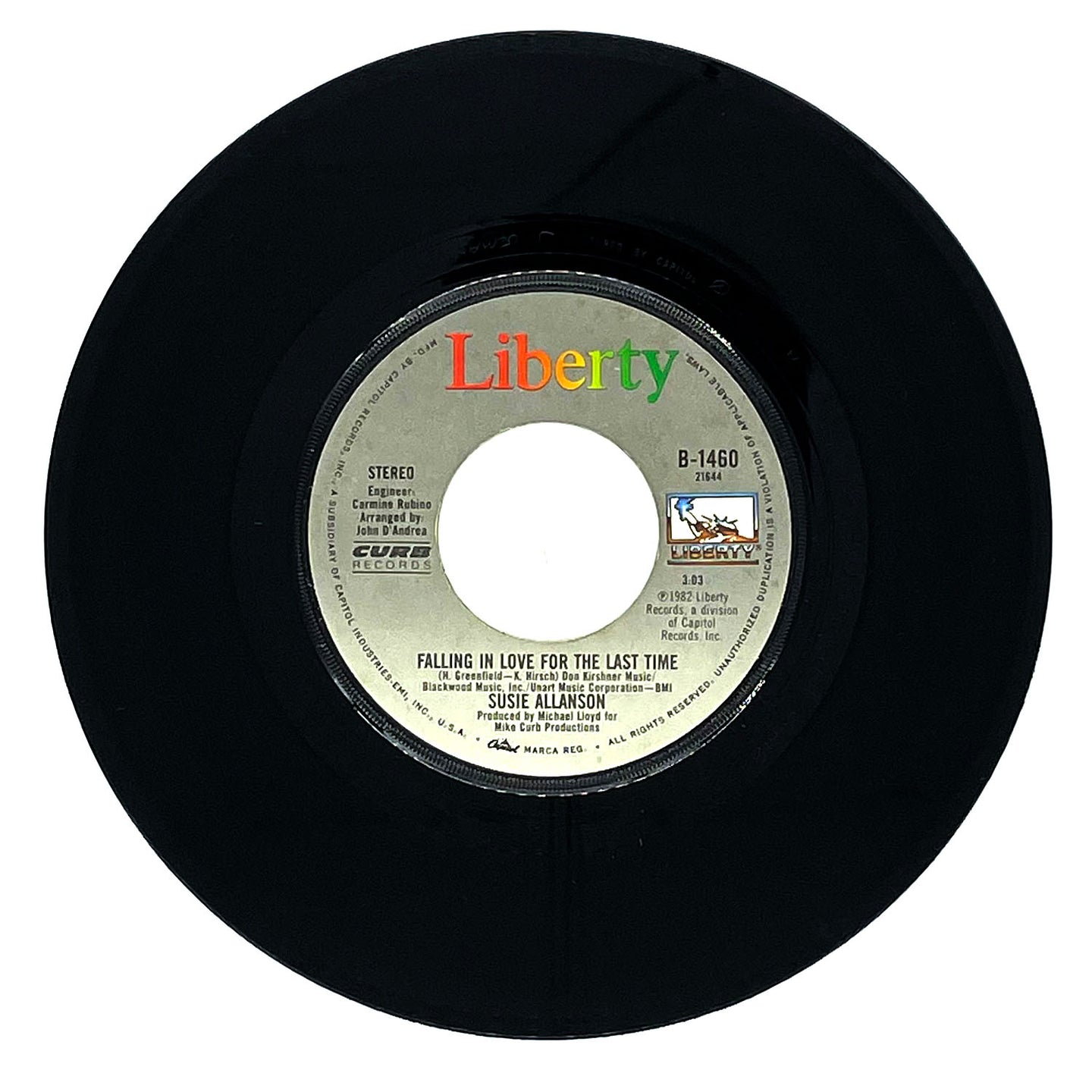 Susie Allanson : FALLING IN LOVE FOR THE LAST TIME/ WASN'T THAT LOVE