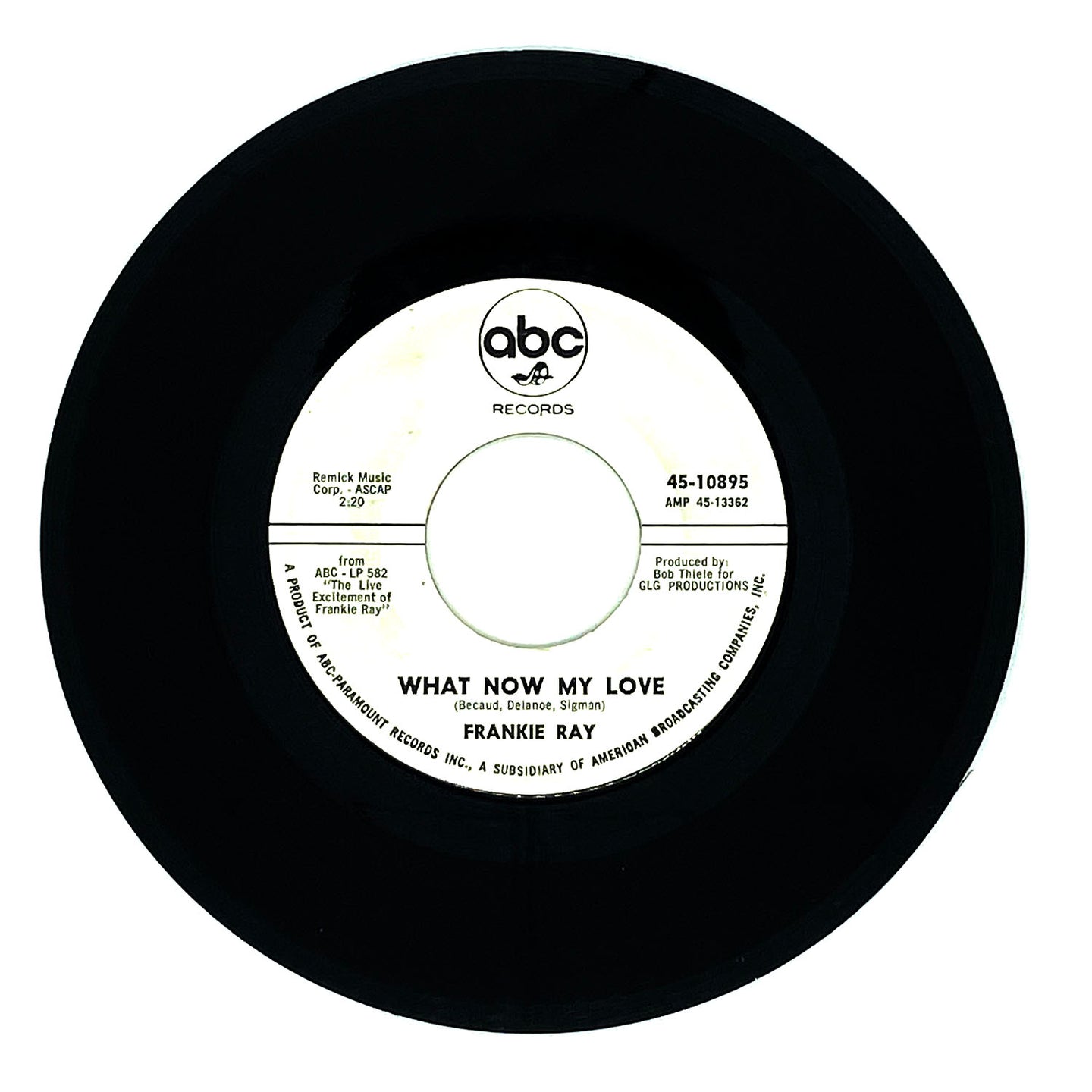 Frankie Ray : WHAT NOW MY LOVE/ COTTON FIELDS