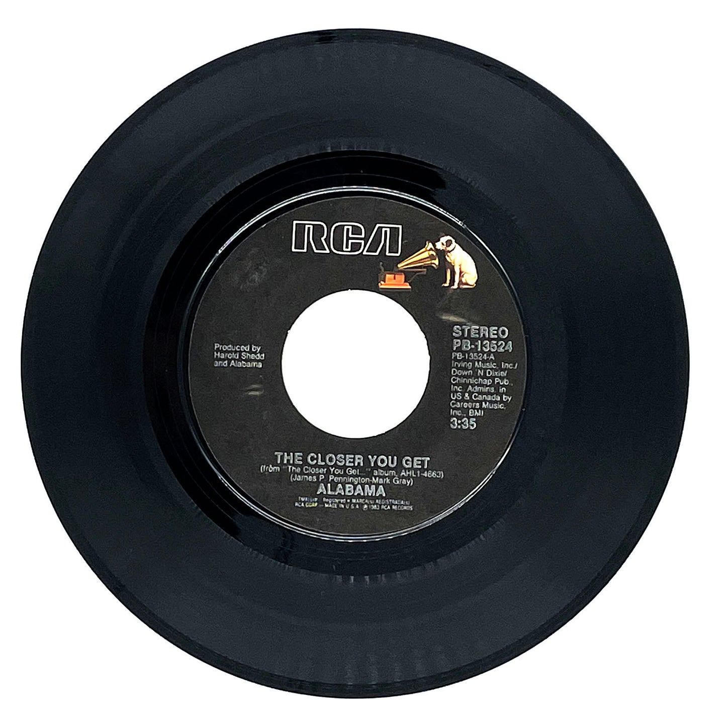 Alabama : THE CLOSER YOU GET/ YOU TURN ME ON