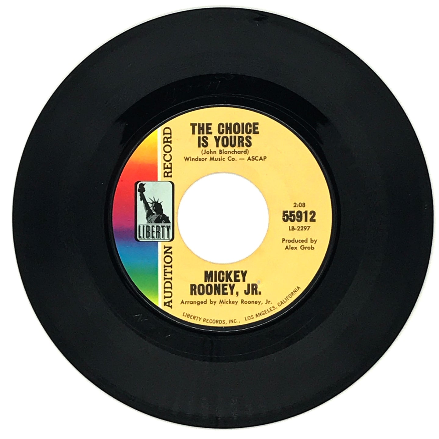 Mickey Rooney, Jr. : THE CHOICE IS YOURS/ I'LL BE THERE