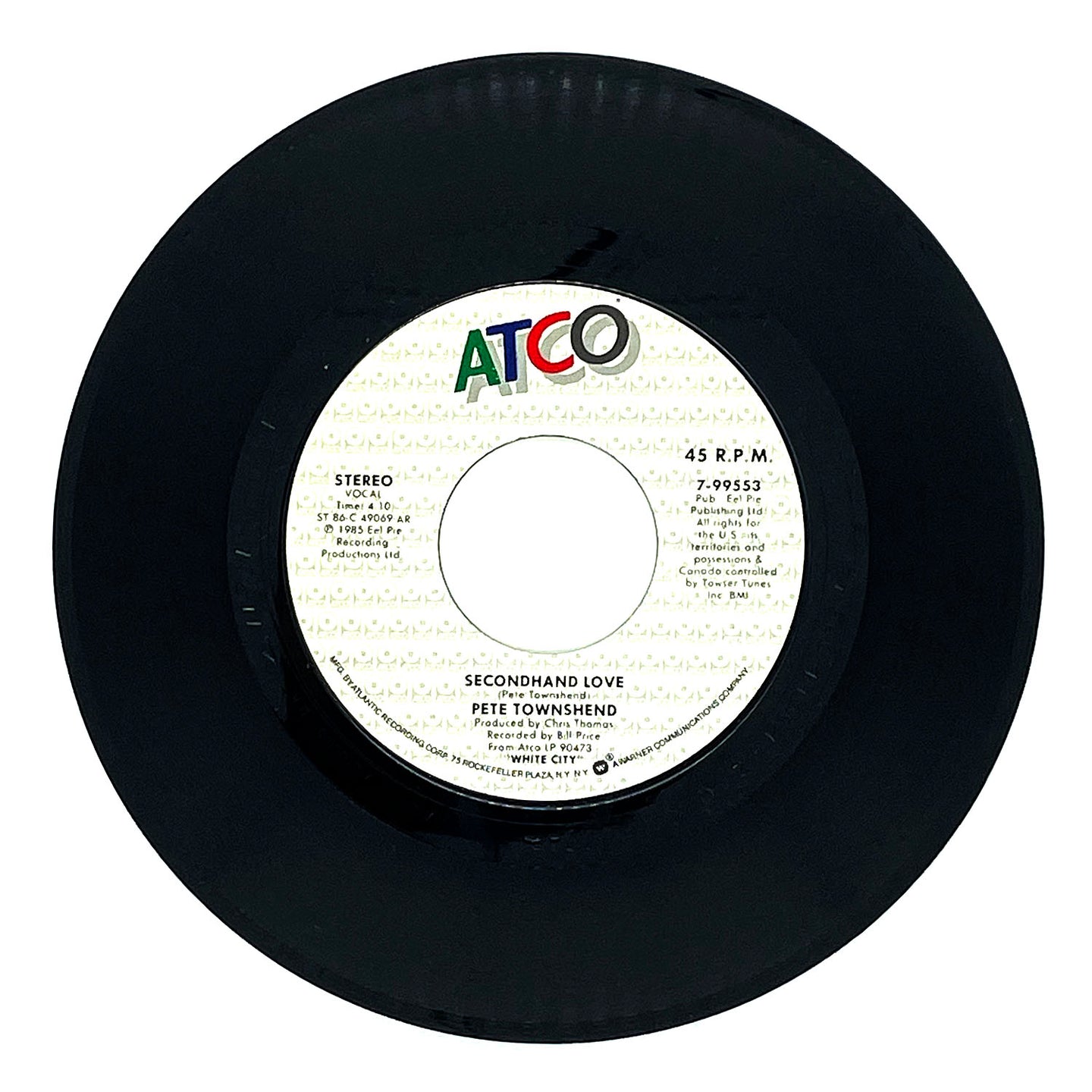 Pete Townshend : SECONDHAND LOVE/ WHITE CITY FIGHTING