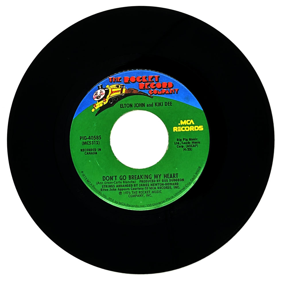 Elton John and Kiki Dee : DON'T GO BREAKING MY HEART/ SNOW QUEEN