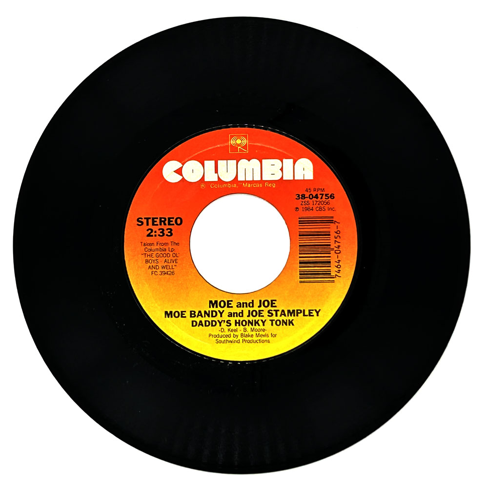 Moe Bandy & Joe Stampley : DADDY'S HONKY TONK/ WILD AND CRAZY GUYS
