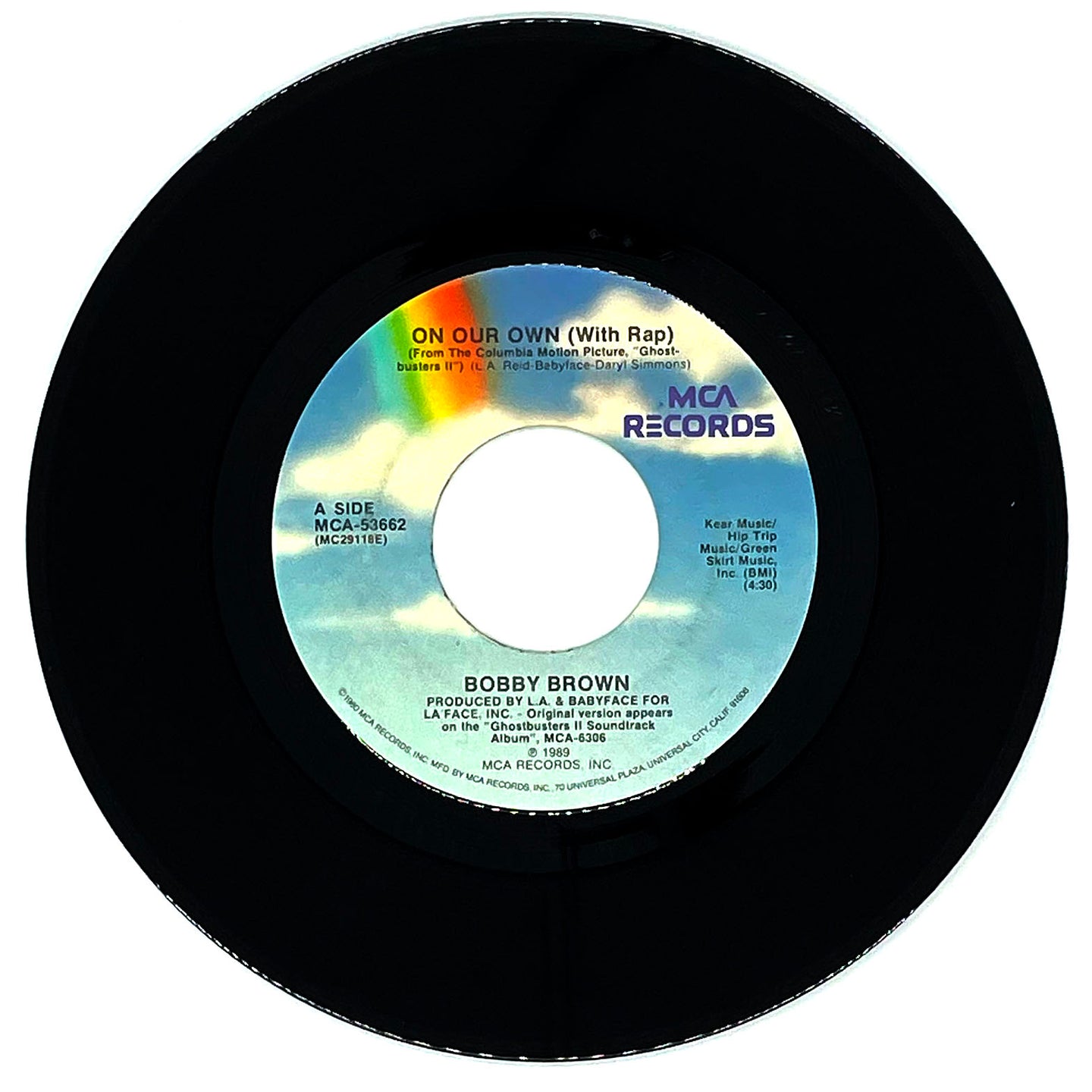 Bobby Brown : ON OUR OWN (WITH RAP)/ ON OUR OWN (WITHOUT RAP)