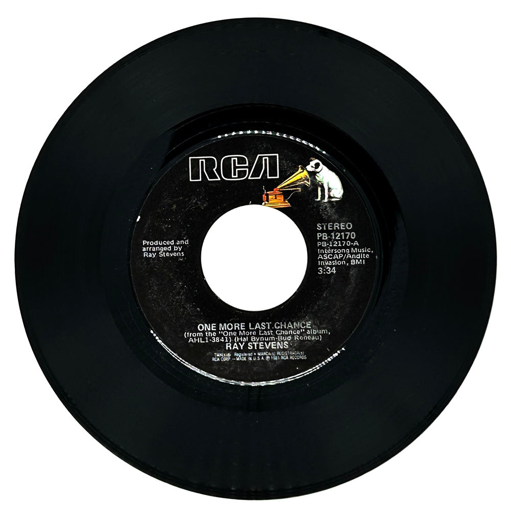 Ray Stevens : ONE MORE LAST CHANCE/ I BELIEVE YOU LOVE ME