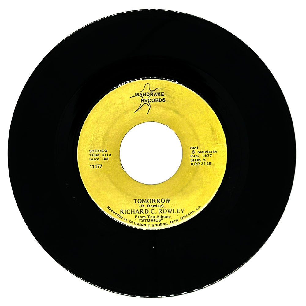 Richard C. Rowley : TOMORROW/ SAY IT AGAIN