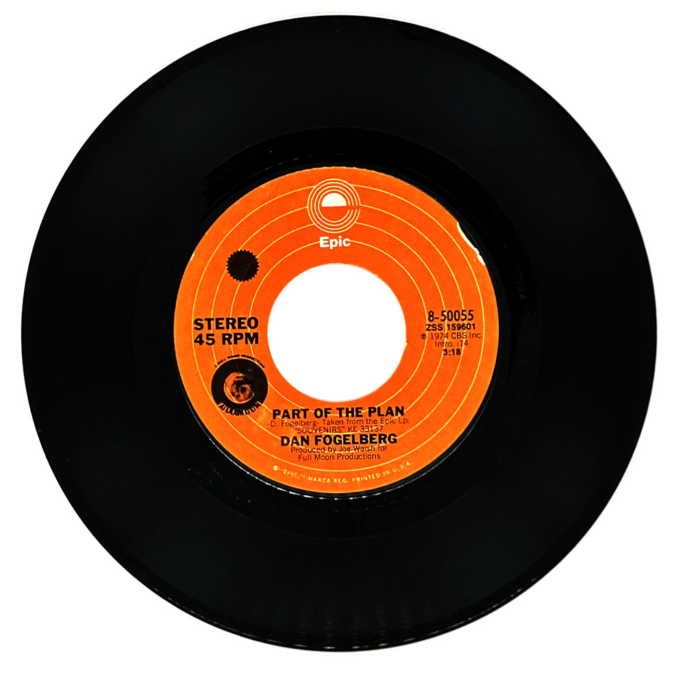 Dan Fogelberg : PART OF THE PLAN/ SONG FROM HALF MOUNTAIN