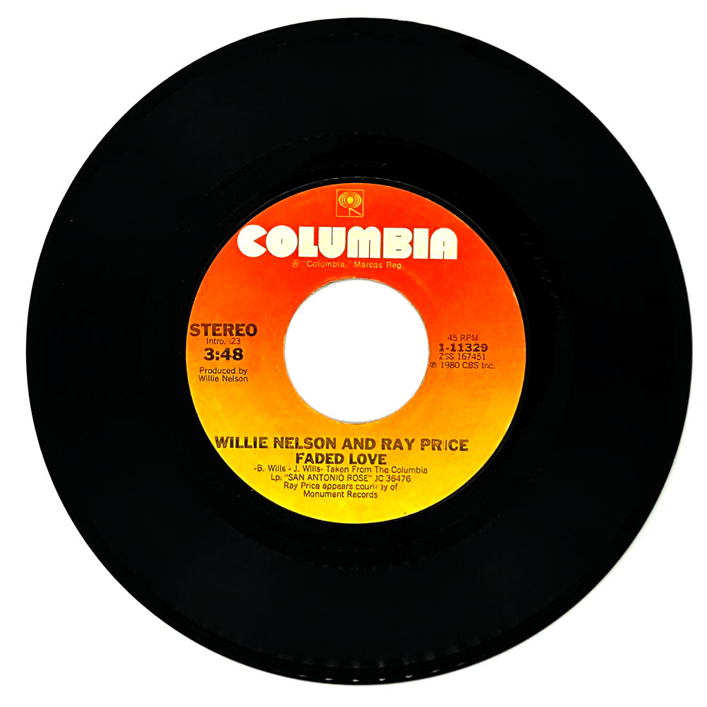 Willie Nelson And Ray Price : FADED LOVE/ THIS COLD WAR WITH YOU
