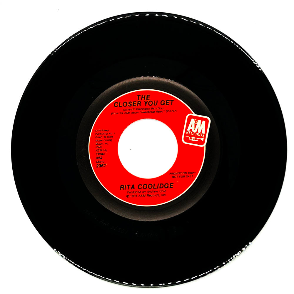 Rita Coolidge : THE CLOSER YOU GET/ THE CLOSER YOU GET