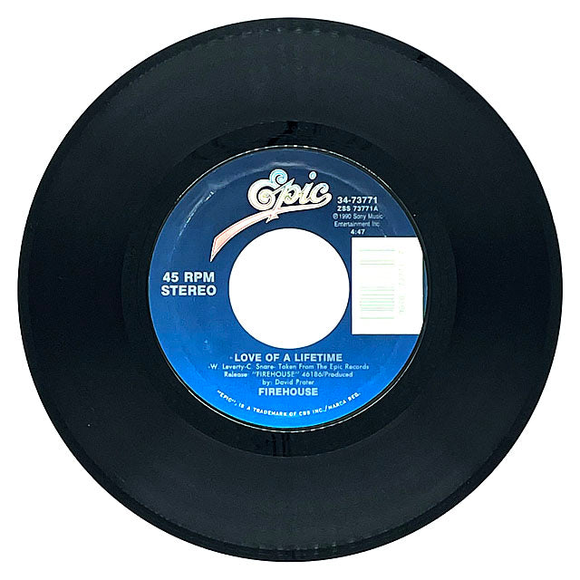 Firehouse : LOVE OF A LIFETIME/ DON'T TREAT ME BAD