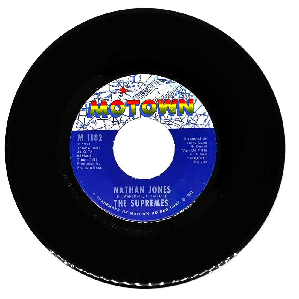 Supremes : NATHAN JONES/ HAPPY (IS A BUMPY ROAD)